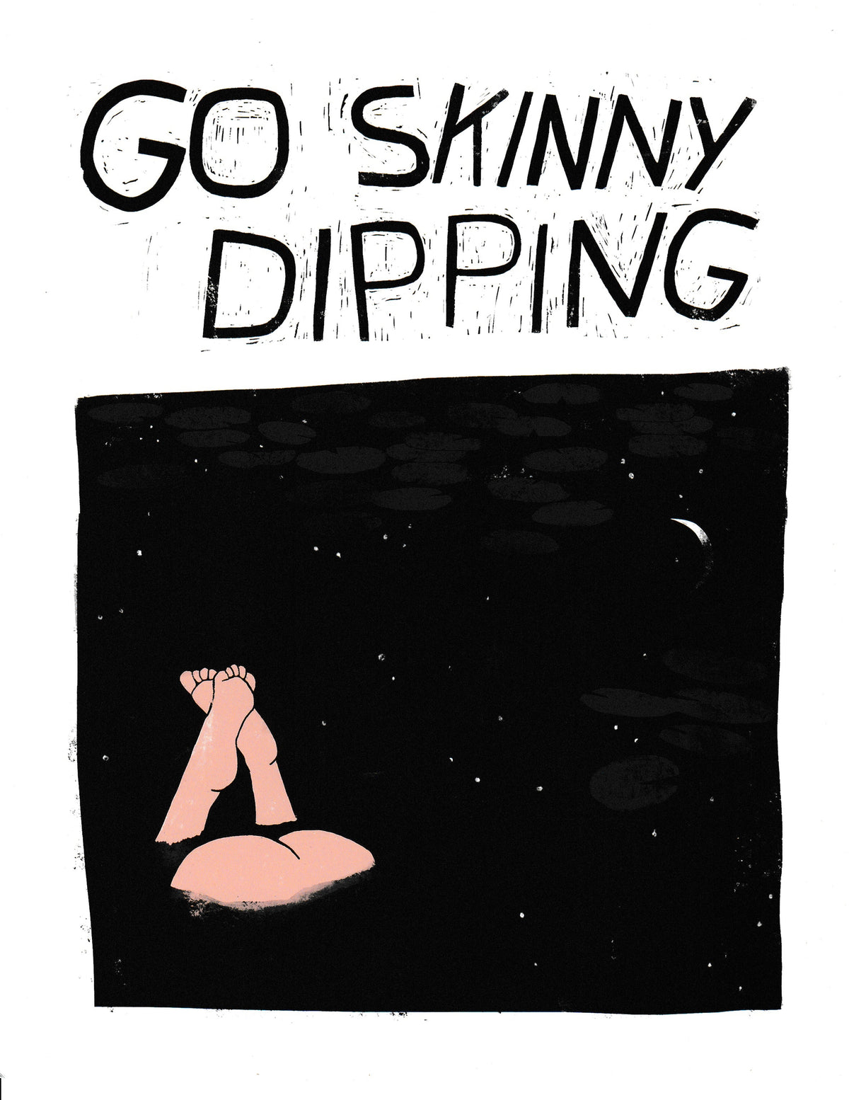 Archival Print skinny dip 8x10