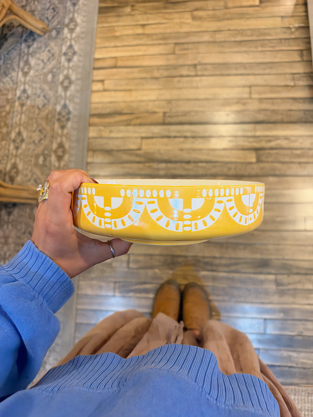 Danica Studio Yellow Serving Bowl