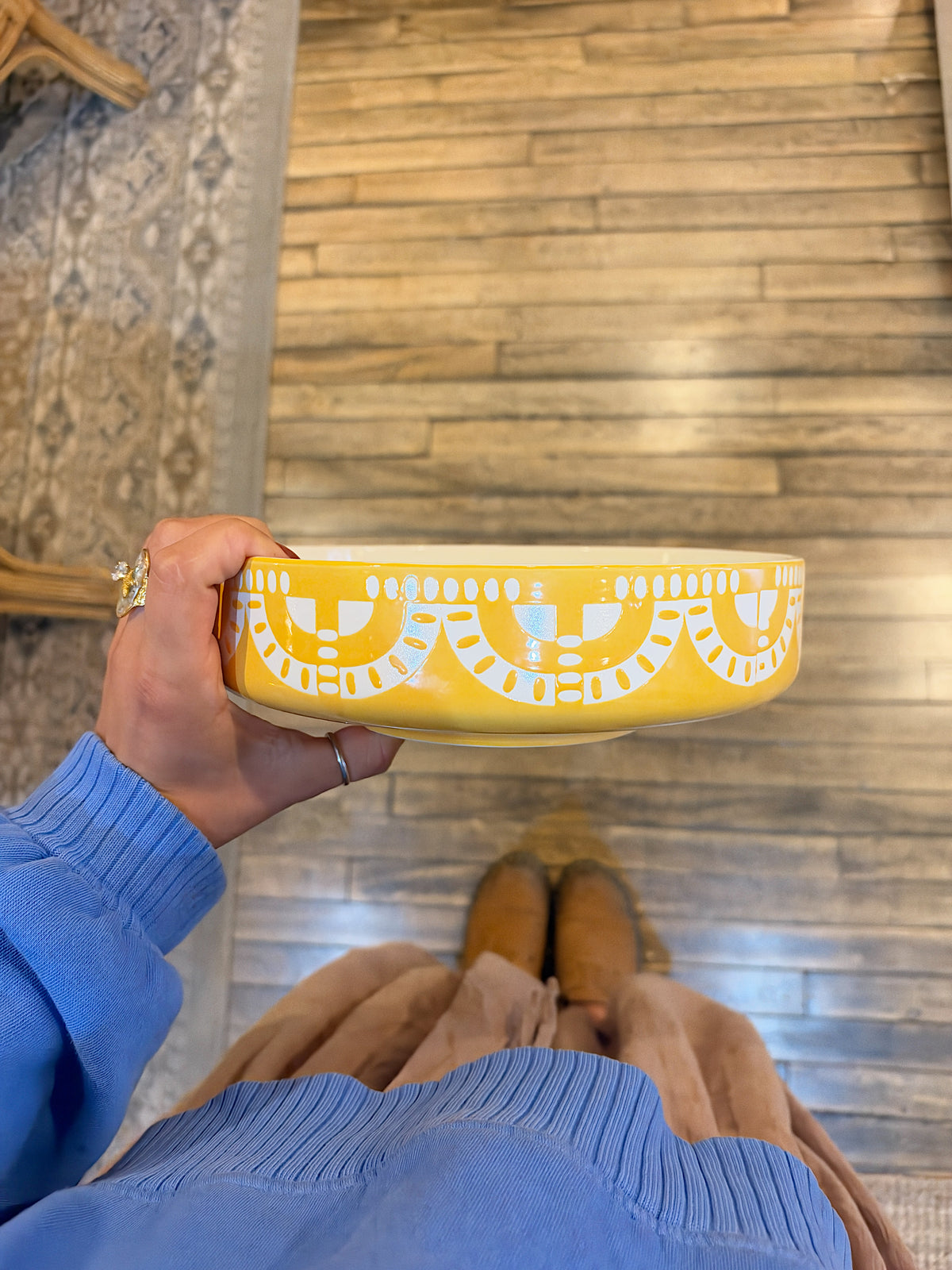 Danica Studio Yellow Serving Bowl